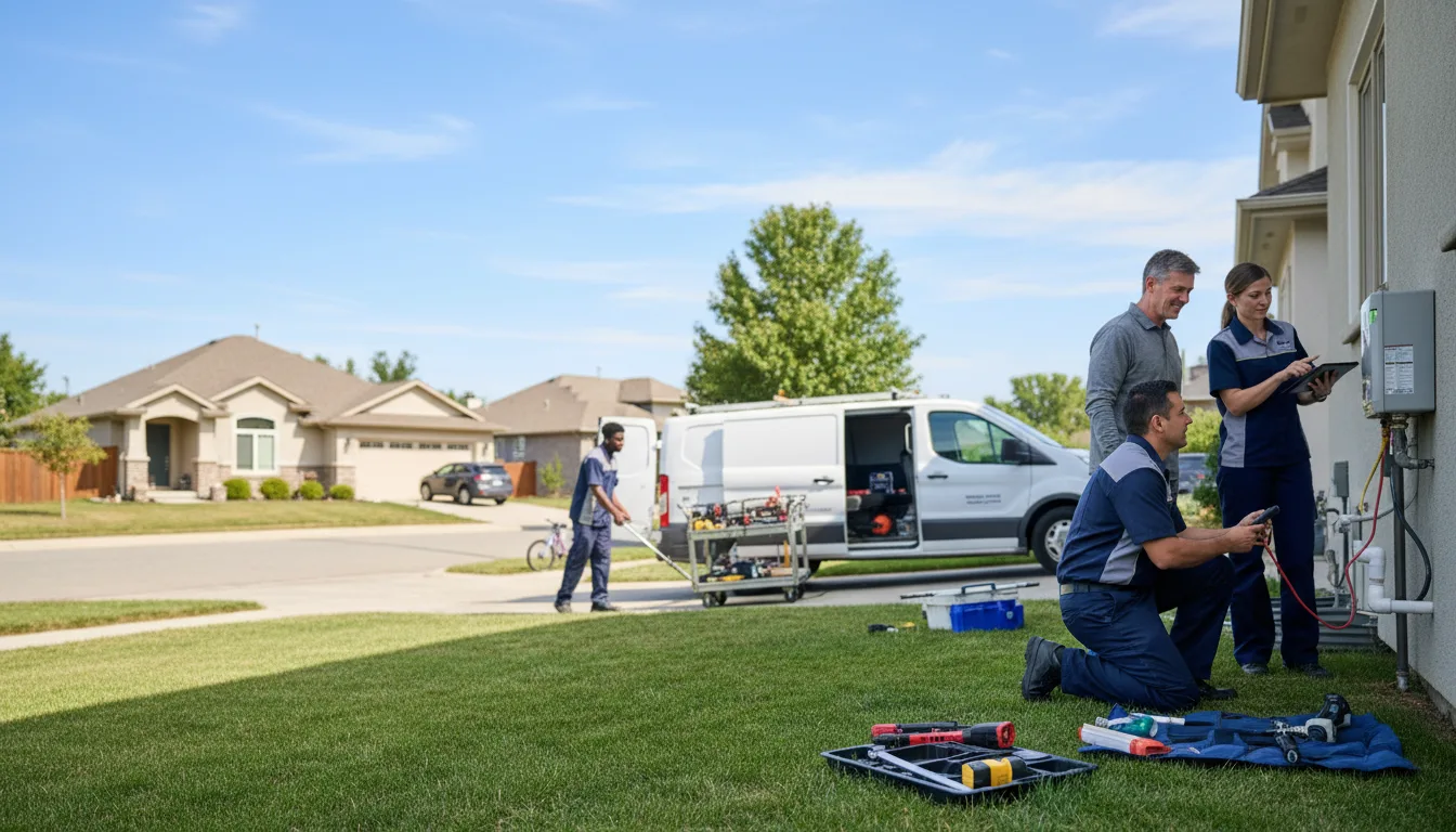 Tankless water heater service in Roma, TX